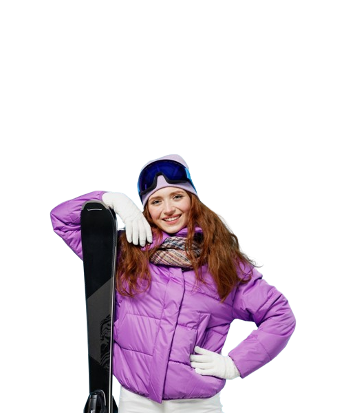 Woman-with-skiis